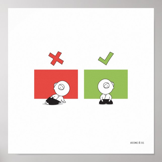 Aikido - Dojo-Regel #5 Poster (Vorne)