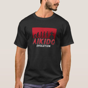 Aikido-Evolution Martial Samurai Sport Kämpfer Ai T-Shirt