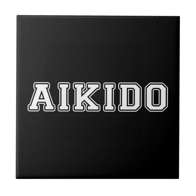 Aikido Fliese (Vorderseite)
