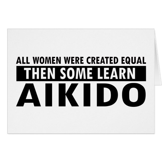 Aikido-Geschenkartikel (Vorderseite (Horizontal))