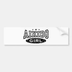 Aikido Girl Autoaufkleber
