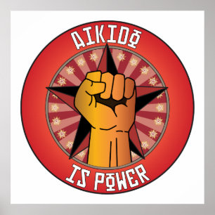 Aikido ist Macht Poster