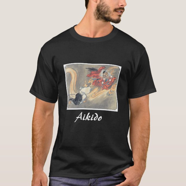 Aikido-Japaner-Kampfkunst T-Shirt (Vorderseite)