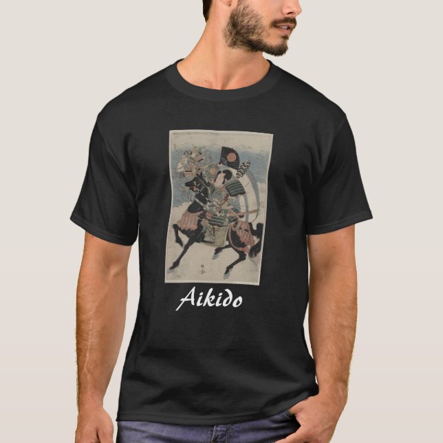 Aikido-Japaner-Kampfkunst T-Shirt (Vorderseite)