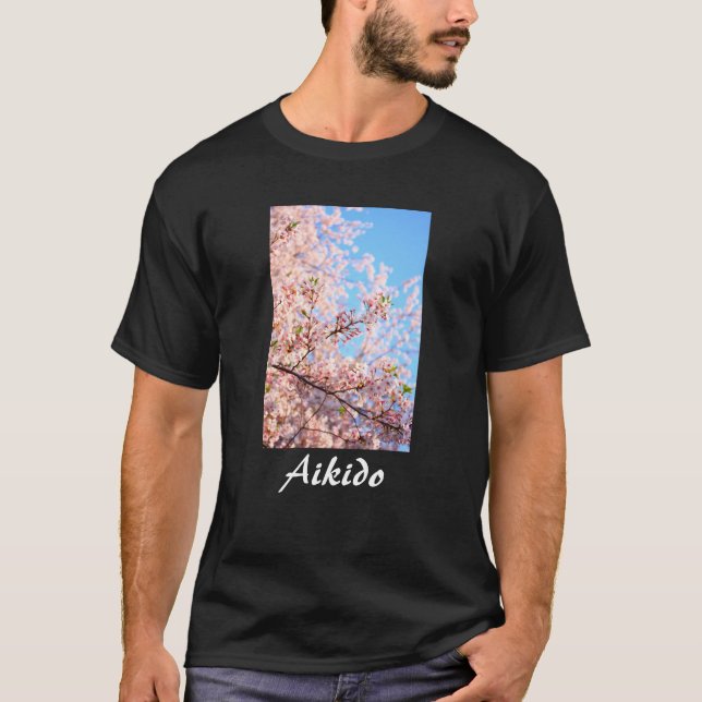 Aikido-Japaner-Kampfkunst T-Shirt (Vorderseite)