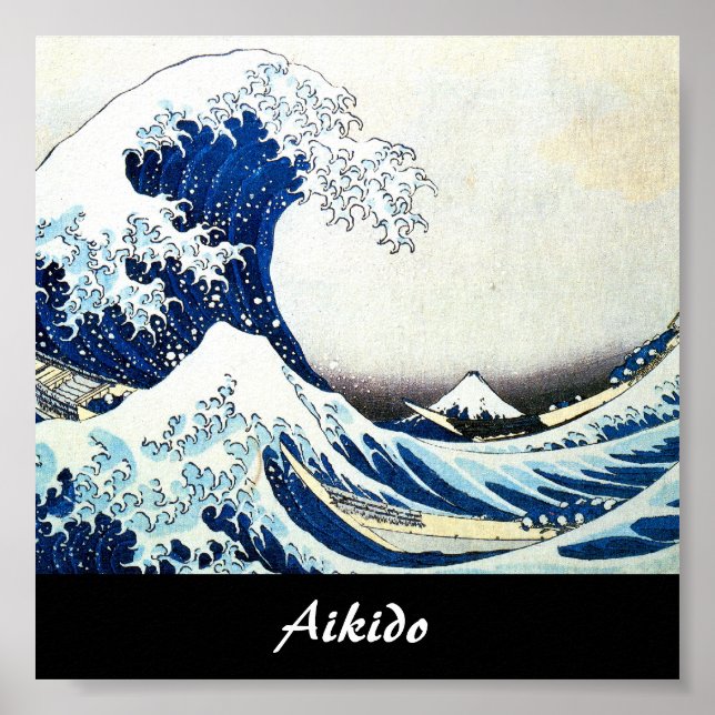 Aikido Japanese Martial Art Poster (Vorne)