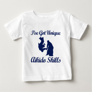 Aikido-Kampfkunstentwürfe Baby T-shirt