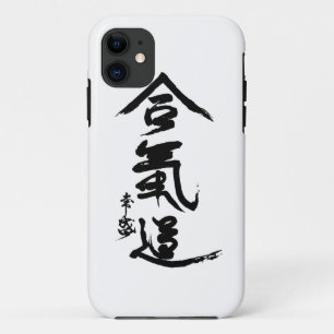Aikido-Kanji O'Sensei Kalligraphie iPhone 11 Hülle