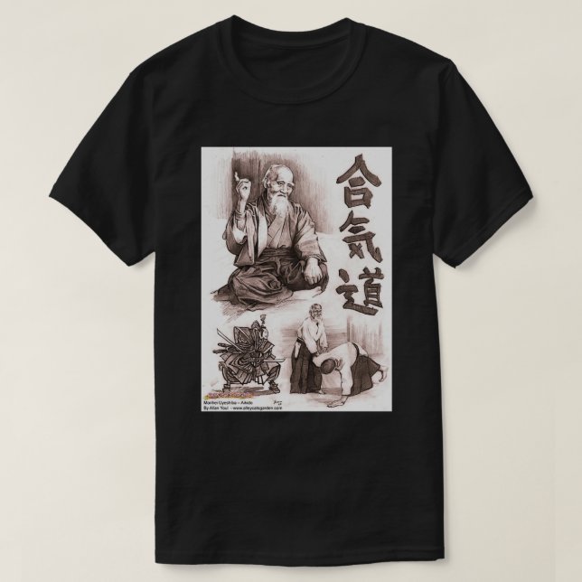 aikido-Meister T-Shirt (Design vorne)
