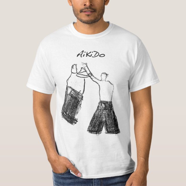 Aikido - Shomen-uchi Ikkyo T-Shirt (Vorderseite)