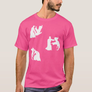 Aikido Silhouette Aikido Kämpfer T-Shirt