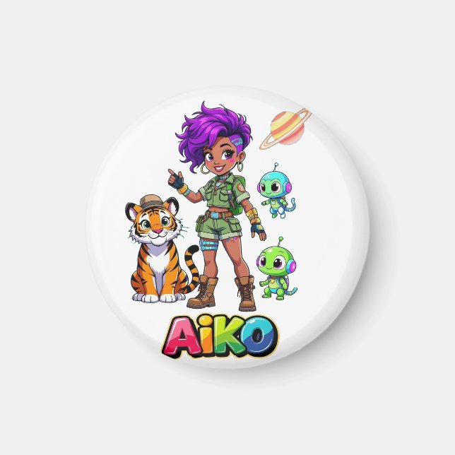 AiKo Beats™ AiKo & Friends Abenteuer Magnet (Vorne)
