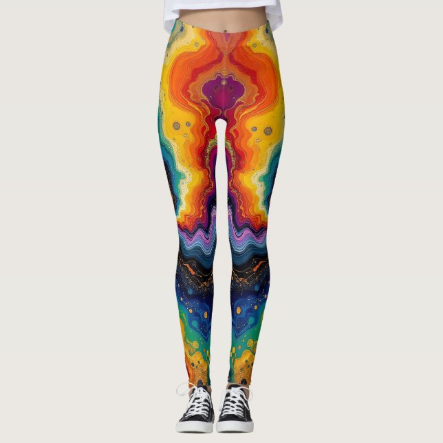 🌈 AiKo Beats™ Leggings V2 (Vorderseite)
