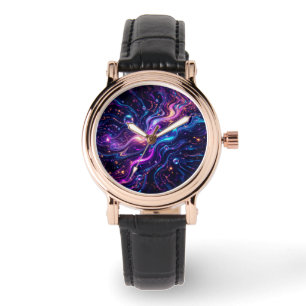 AiKo Beats™ Pulse Index – Noir Signal Armbanduhr