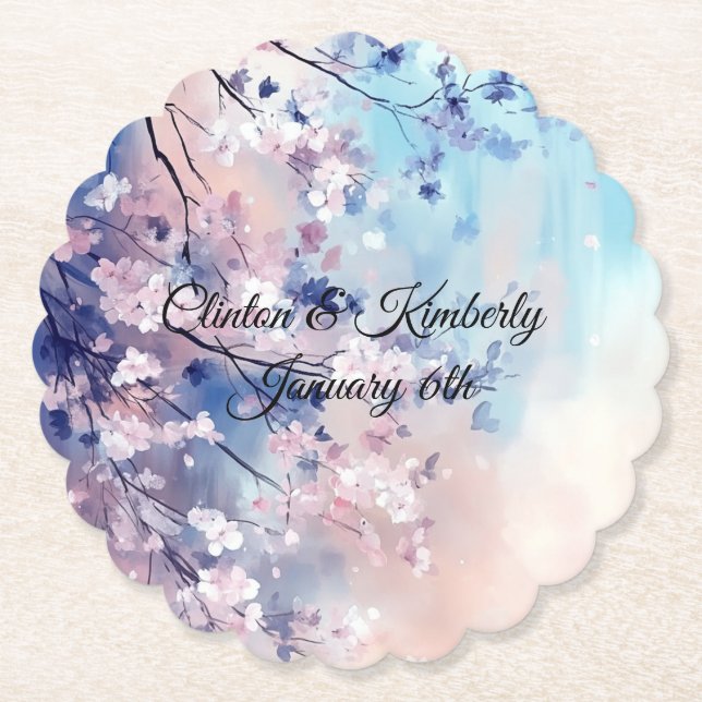 Aiko Customizable Paper Untersetzer (Vorderseite)