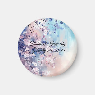 Aiko Customizable Wedding Keepake - Save the Date Magnet