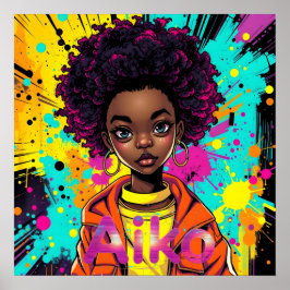 AiKo Grunge Grafik #1 Poster