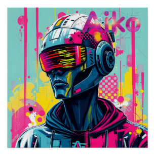 AiKo Grunge Grafik #3 Poster