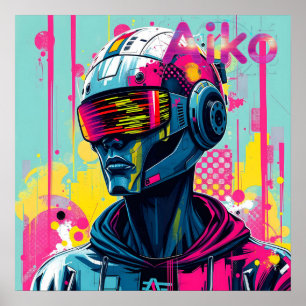 AiKo Grunge Grafik #3 Poster