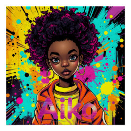 AiKo Grunge Graphic #1 Poster