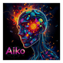AiKo Grunge Graphic #4 Poster