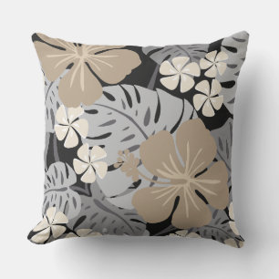 Ailani Hawaiianischer Hibiskus Tropical - Reversib Kissen