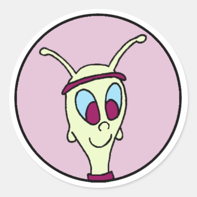 Aileen Mini Circle Sticker (Vorderseite)