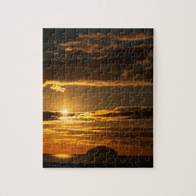 Ailsa Craig, Ayrshire, Schottland Puzzle (Vertikal)