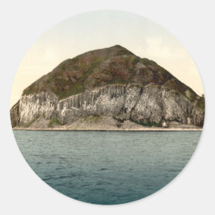 Ailsa Craig, Firth of Clyde, Schottland Runder Aufkleber