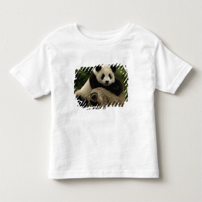 Ailuropoda melanoleuca (Riesenpanda) Kleinkind T-shirt (Vorderseite)