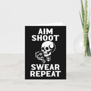 Aim Shoot Swear Wiederholung 8 Ball Billiard Pool Karte