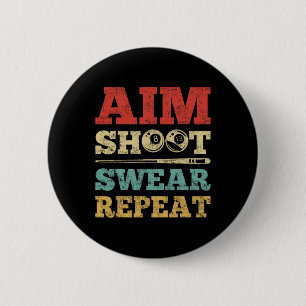 Aim Shoot Swear Wiederholung 8 Ball Pool Player Bi Button