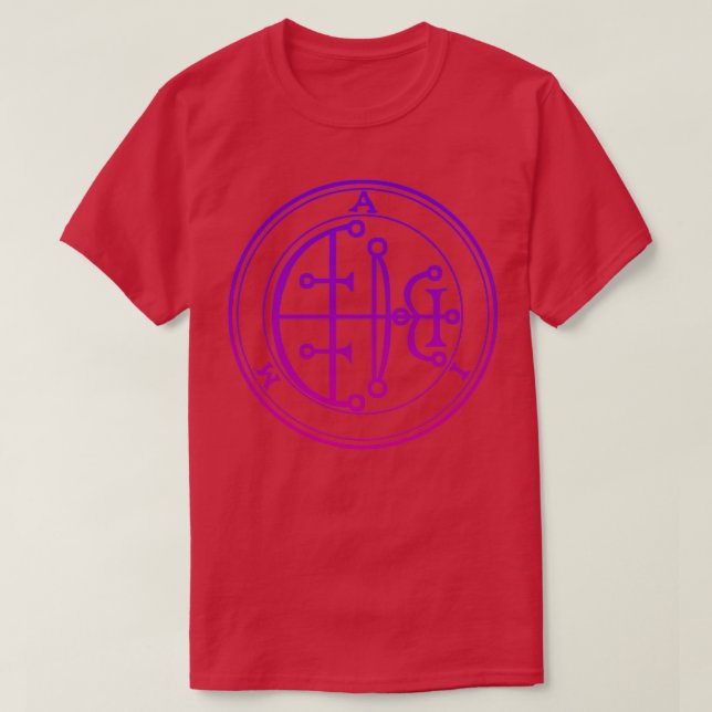 Aim Sigil erhöht den Lila Gradi von Onex27s T-Shirt (Design vorne)