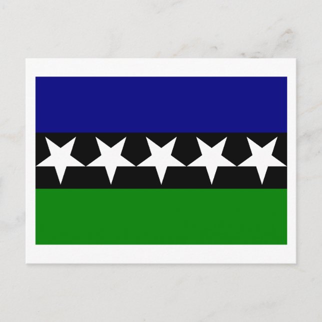 Aimeliik Flag Postkarte (Vorderseite)