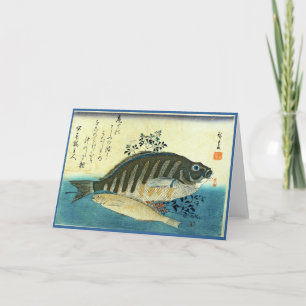 Ainame & Shima-hata - Japanischer Fisch aus Hirosh Karte