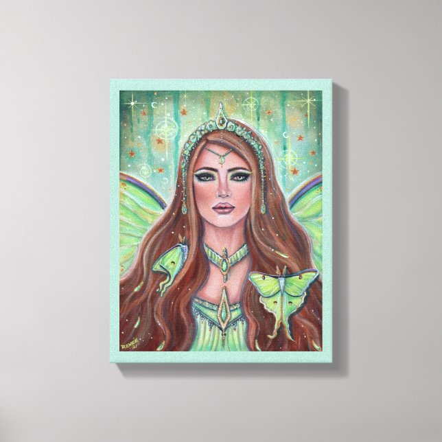 Aine Irish Goddess Fee von Renee Lavoie Leinwand P (Vorderseite)