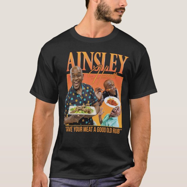 Ainsley Harriott Homage Tshirt (Vorderseite)