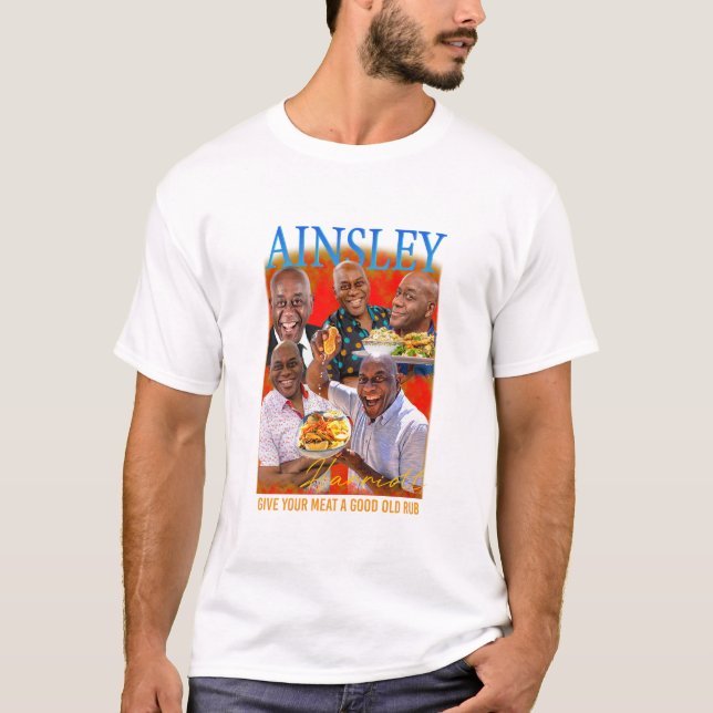 Ainsley Harriott Homage Tshirt (Vorderseite)