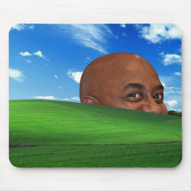 Ainsley Harriott im Windows XP-Hintergrund Mousepad (Vorne)
