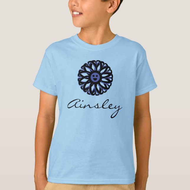 Ainsley Lächeln Blume Shirt (Vorderseite)