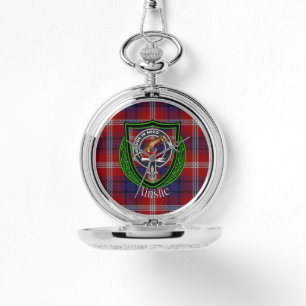 Ainslie Scottish Clan Tartan & Wappen Armbanduhr
