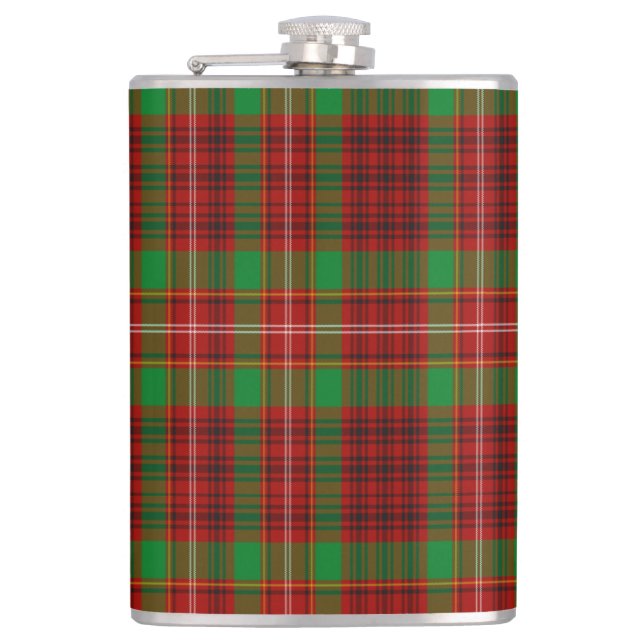 Ainslie ScottishTartan Flachmann (Vorderseite)
