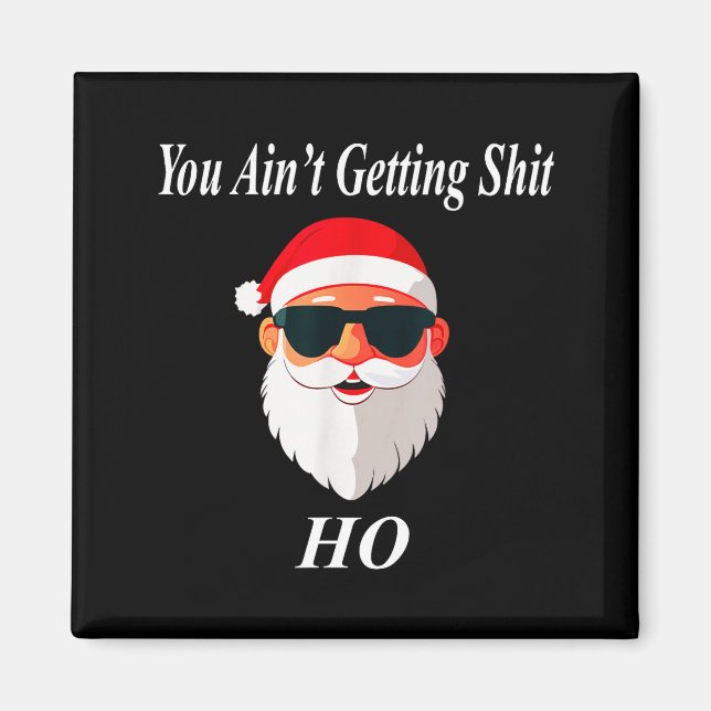 Ain't Christmas Funny Naughty Dirty Raunchy Gift A Magnet (Vorne)