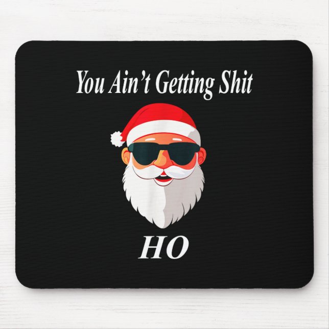 Ain't Christmas Funny Naughty Dirty Raunchy Gift A Mousepad (Vorne)