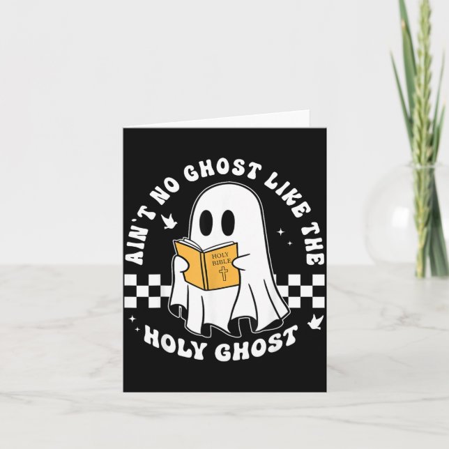 Aint No Ghost Like The Holy Ghost Funny Christian  Karte (Vorderseite)