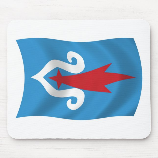 Ainu People Flag Mousepad (Vorne)