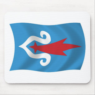 Ainu-Volk-Flagge-Mauspad Mousepad