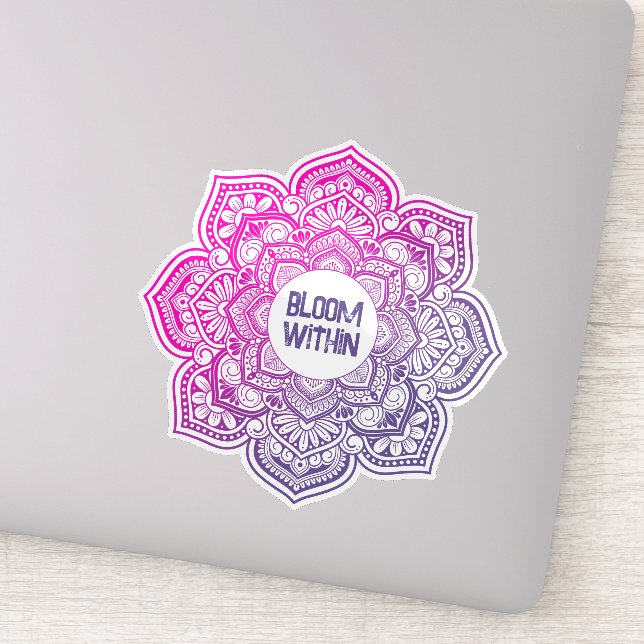 Aion Mandala Personalized Custom-Cut Vinyl Sticker (Detail)