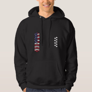 Air Accordion American Flag Music Idee 1 Hoodie