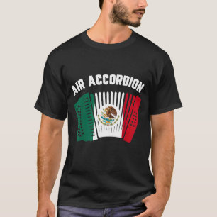 Air Accordion der Flagge Mexikos T-Shirt